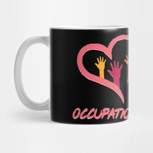 OT Heart Tee Occupational Therapy Therapist T-Shirt Gifts Mug